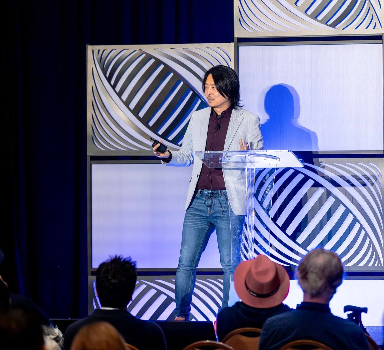 Speaker on stage at All Things AI 2026