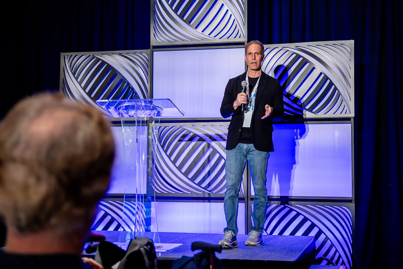 Mark Hinkle on stage at All Things AI 2026